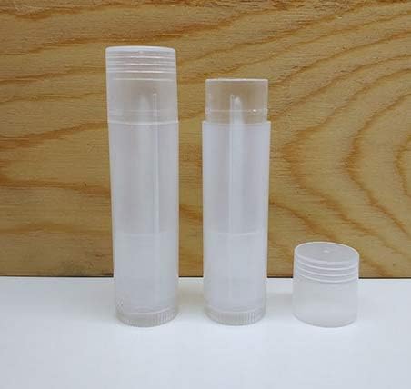12 Pieces Clear Plastic Empty Lip Balm Tubes Containers DIY Lip Balm Lip Gloss Tube Pipe Bottle-VivaGrace Women