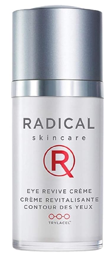 Radical Skincare Eye Revive Creme - 4 in1 Anti-Aging Solution Combats Wrinkles, Dark Circles, Puffiness, & Fine Lines - For All Skin Types Including Sensitive Skin - Paraben Free (0.5 Fl Oz, 2 Pack)-VivaGrace Women