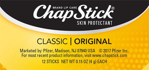 ChapStick Classic Original Lip Balm Tube, Lip Care - 0.15 Oz-VivaGrace Women
