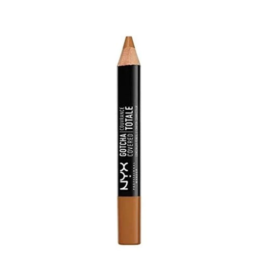 NYX Professional Makeup Gotcha Covered Concealer Pen, Mahogany, 0.04 Ounce-VivaGrace Women