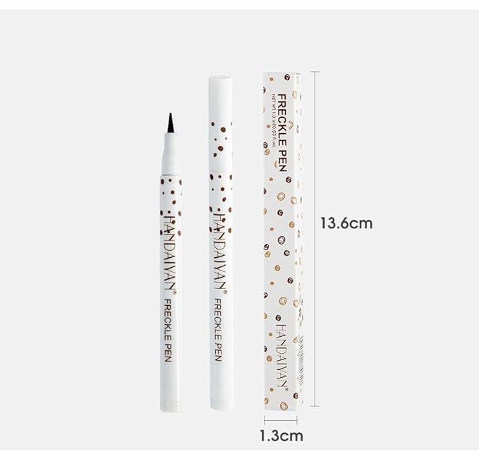 Freckle Pen Face Concealer Point Out Natural Waterproof Longlasting Fake Freckles 2 Pcs Light Brown & Natural Coffee-VivaGrace Women