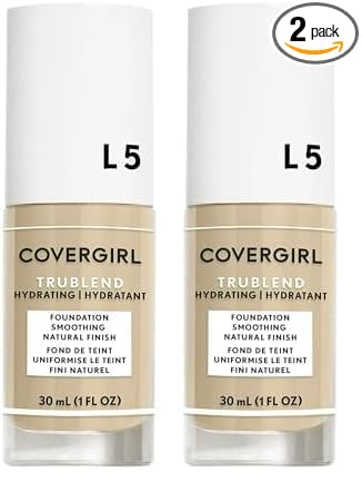 COVERGIRL Trublend Liquid Foundation, Creamy Natural, 1 Oz (Pack of 2)-VivaGrace Women