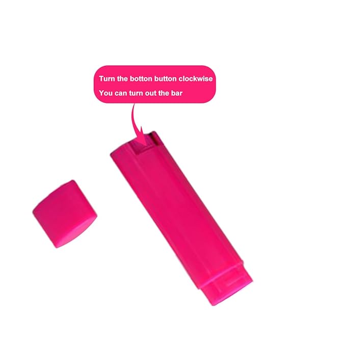 5ml 100Pcs Empty Oval Deodorant Lip balm Tubes Containers Twist-up Refillable Containers for Lipstick,Chapstick,Homemade Lip balm,DIY Deodorants(Hot Pink)-VivaGrace Women