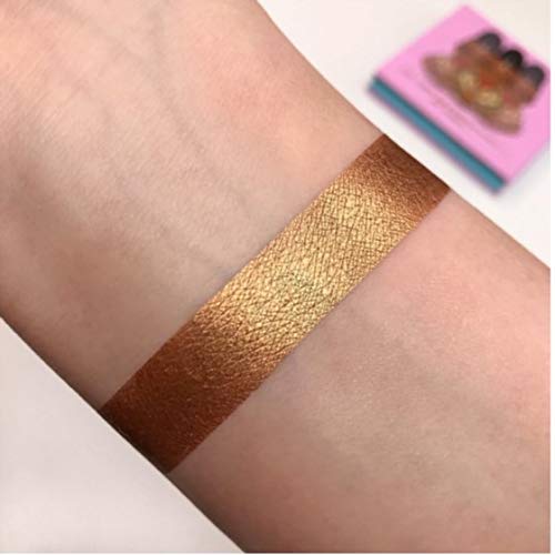 Juvia's Place Highlighter Tribe Glow Vol.1 - Highlighter Powder, Baked Highlighter, Shimmer Highlighter Makeup, Long-Wearing & Illuminating Cheek Highlighter - Suitable for Darker Skin Tones-VivaGrace Women