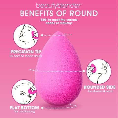 Beautyblender® | Nova Beauty Blender Makeup Sponge, Super-Soft Foam Easily Blends Foundations, Powders & Creams, Made in USA, Reusable, Washable, Streak Free Application, Vegan, Cruelty Free-VivaGrace Women