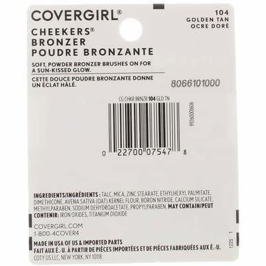 Cover Girl cheekers Bronzer 104 Golden Tan .12 oz-VivaGrace Women
