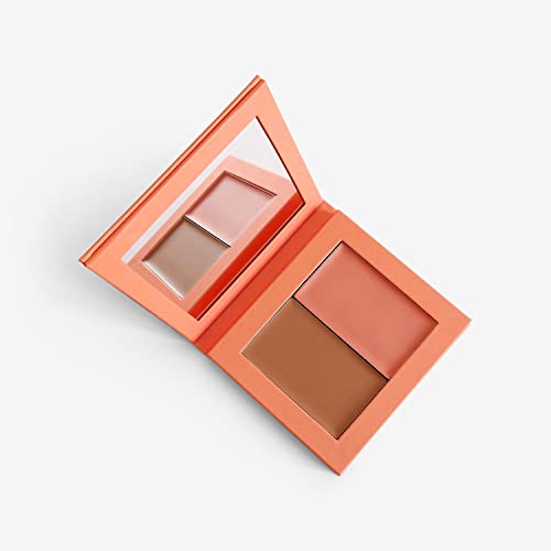 Makeup Cream Blush + Bronzer Refillable Palette - 8g - 0.282 Oz. - Long Lasting, Easy to Use, for a Radiant, Natural, Luminous Skin-VivaGrace Women