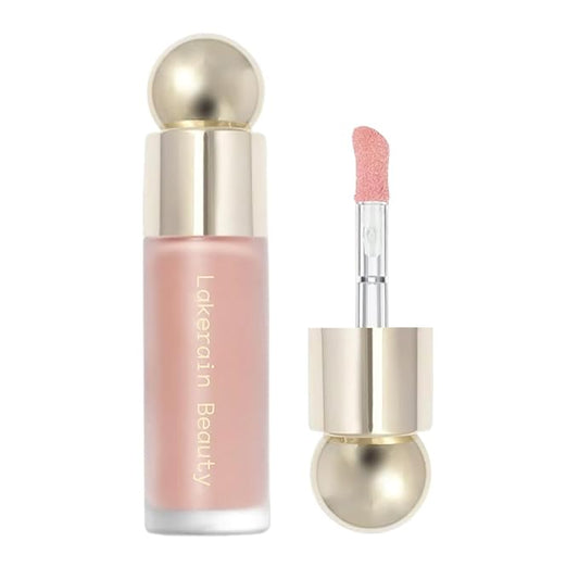 Velvet Liquid Blush, Natural Matte Finish Looking, Dewy Cheek Tint, Soft Cream Face Blush,Moisturizing Lightweight Blendable Feel,Long-Lasting 0.25 oz/7.5ml - 01#-VivaGrace Women