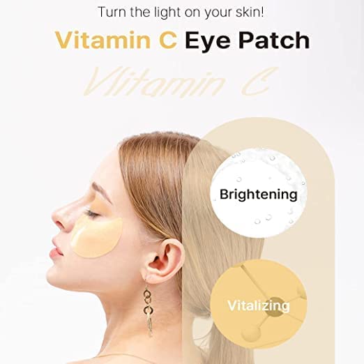 KSECRET Extra Illuminating Eye Gel Patches, 102g/3.45oz. 60pcs (15 full pairs) with VITAMIN C | Korean Skincare | Under Eye Masks for Pigmentation Revoval, Anti-Wrinkles, and Dark Circles…-VivaGrace Women