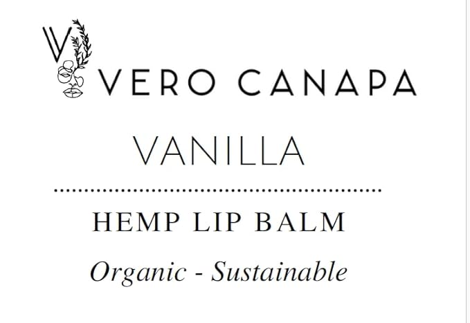 Vanilla Organic Hemp Lip Balm with SPF - 3 Pack | Lip Moisturizer |Sunscreen Lip Balm | SPF Lip Balm | Lip Care | Lip Balm Hydrating | Lip Balm Bulk | Lip Balm SPF | Lip Care Products-VivaGrace Women