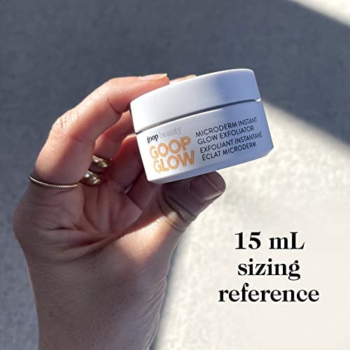goop Beauty Microderm Exfoliator | Microdermabrasion Scrub to Smooth Textured Skin | Physical & Chemical Exfoliant | Micro-Exfoliating Minerals & Glycolic Acid | 0.5 fl oz