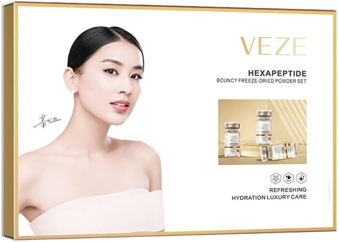 VENZEN Hexapeptide Bouncy Freeze-Fried Powder 60PCS Set Refreshing Hydration Luxury Skin Care Gift Box 60 Bottles-VivaGrace Women