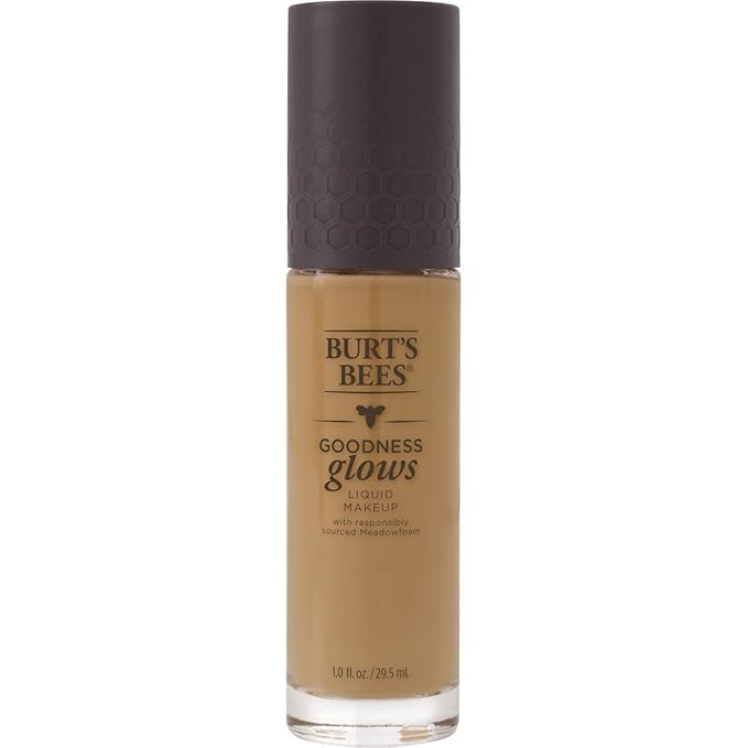 Burt's Bees Goodness Glows Liquid Makeup, Pecan - 1.0 Ounce-VivaGrace Women