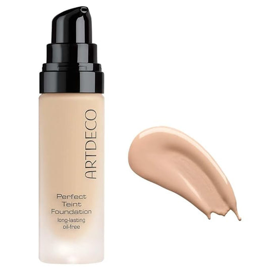 ARTDECO Perfect Teint Foundation - Light Bisque N°16 - Lightweight Liquid Formula - Medium to Full Coverage - Without Mask-Like Effect - Conceals Imperfections - Vegan Makeup - Hyaluron - 0.67 Fl Oz-VivaGrace Women