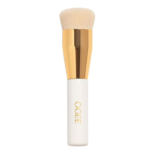 Ogee Professional Quality Makeup Brush - Ultra-Soft Base Brush with Vegan Bristles for Flawless Liquid Makeup Application - Premium Foundation Brush for Liquid Makeup-VivaGrace Women