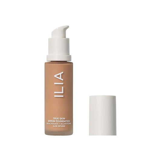 ILIA - True Skin Serum Foundation | Non-comedogenic, Cruelty-Free, Vegan, Weightless Feel, Buildable Coverage, Safe For Sensitive Skin (Milos SF8)-VivaGrace Women