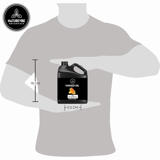 Naturevibe Botanicals Mango Oil 32 Ounces | 100% Pure and Natural | Great for Skin Care and Hair Care-VivaGrace Women