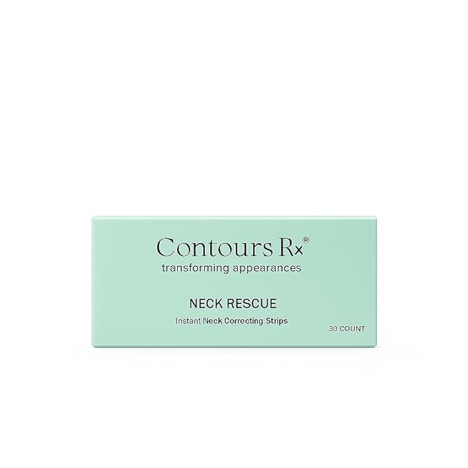 Neck Rescue Instant Correcting Strips – Invisible Lift Tape for Turkey Neck, Sagging Skin, and Wrinkles | Face & NeckTape Lifting for a Smooth, Tight Neckline – Long-Lasting Hold, 30 Count