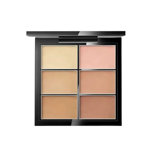 Concealer Palette 6 Shades Makeup Contour Palette Facial Camouflage Contour Full Coverage Foundation Cream Beauty Make up Concealer Kit (6 colors)-VivaGrace Women