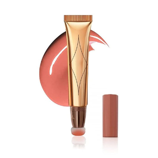 Liquid Blush Beauty Wand, Face Concealer Contouring With Halo Glow Liquid Filter Long Lasting & Smooth Matte Finish Liquid Illuminator Makeup Stick (02 Peach Pink)-VivaGrace Women