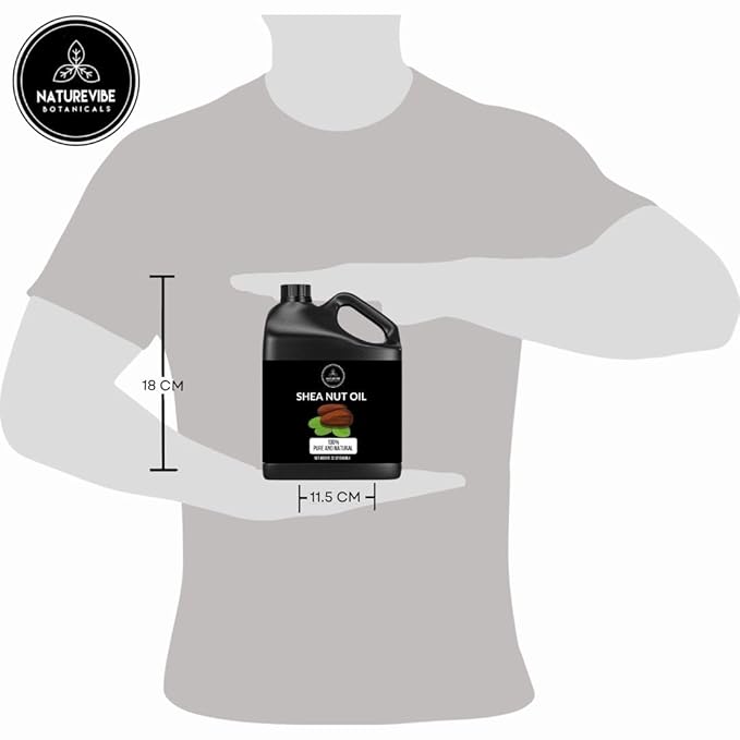 Naturevibe Botanicals Shea Nut Oil 32 Ounces | 100% Pure and Natural | Great for Skin Care and Hair Care-VivaGrace Women