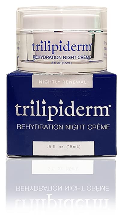 Trilipiderm Rehydration Night Crème .5oz Travel Size Night Rejuvenation with Anti-Aging Hyaluronic Acid and Retinol-VivaGrace Women