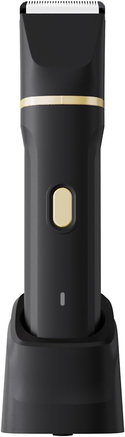 ele ELEOPTION Electric Razors for Women 5-in-1 Waterproof Wet Dry Electric Shaver with USB Charge Dock, Legs Hair Remover, Body Shaver for Beard Bikini Trimmer for Women Black-VivaGrace Women