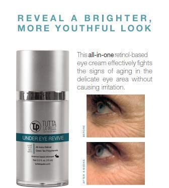 Under Eye Repair Cream - All-Trans-Retinol UNDER EYE REVIVE Anti Aging Eye Cream For Dark Circles And Puffiness, Under Eye Bags, Fine lines, Wrinkles - 0.5 Oz-VivaGrace Women