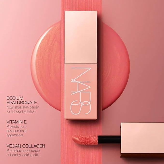 Nars Afterglow Liquid Blush - 0.23 oz / 7 mL (Orgasm Rush, Standard), 1 Count (Pack of 1)-VivaGrace Women