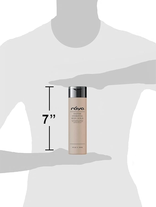 RAYA Enzyme Hydrating Body Scrub 8 oz Orange Vanilla Scent (S-104) | Gentle and Exfoliating Body Scrub | Made with Seaweed, Jojoba Beads, and Fruit Enzymes-VivaGrace Women