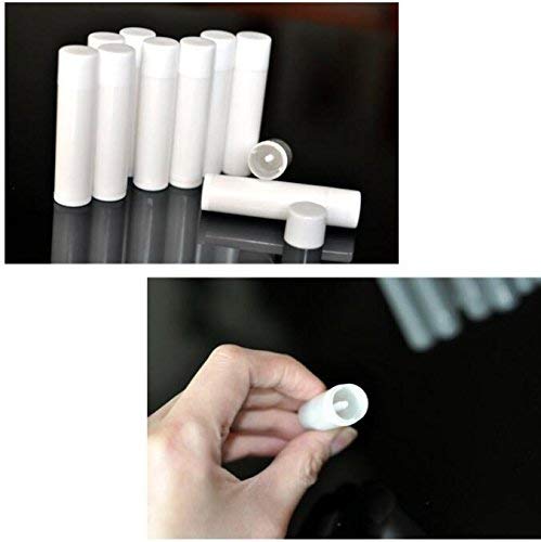 50PCS 5ml Empty Refill White Plastic Lip Gloss Balm LipStick Tubes Sample Packing Vials Holder Bottles DIY Beauty Tool-VivaGrace Women