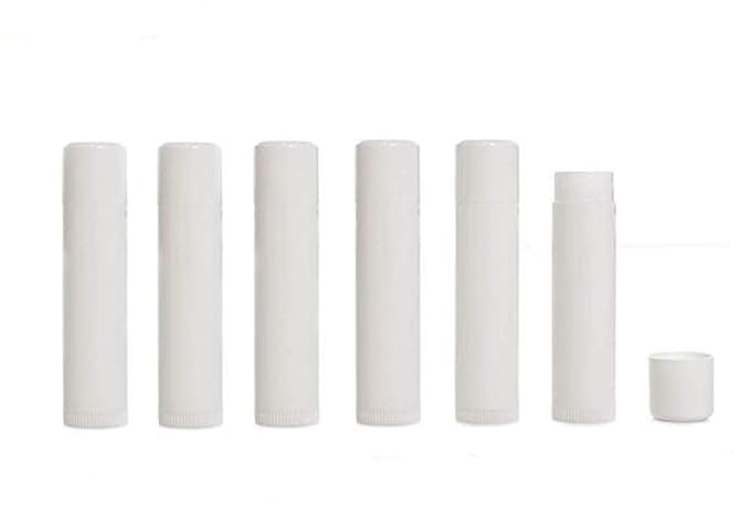 50PCS 5ml Empty Refill White Plastic Lip Gloss Balm LipStick Tubes Sample Packing Vials Holder Bottles DIY Beauty Tool-VivaGrace Women