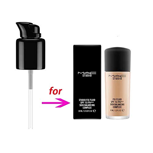 2pcs Replacement Pump for Bottle Compatible with Both Mac and Double Wear(Black)-VivaGrace Women