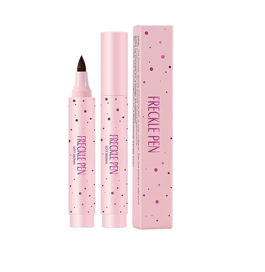 Freckle Pen Faux Freckle Pen Colour Pop Freckle Pen Supernaturally Realistic Freckles Makeup Brush Fantastic Freckles Pen Long-lasting Waterproof Soft-point Absorbent Pen For a Natural and Easy Makeup Look (Double)-VivaGrace Women