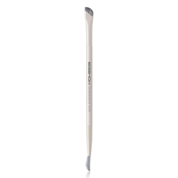 EIGSHOW Dual-Ended Precision Eyebrow Brush and Comb for Eyeliner Lining, Sculpting Brows, Professional Eye Makeup Tools (D109B)-VivaGrace Women