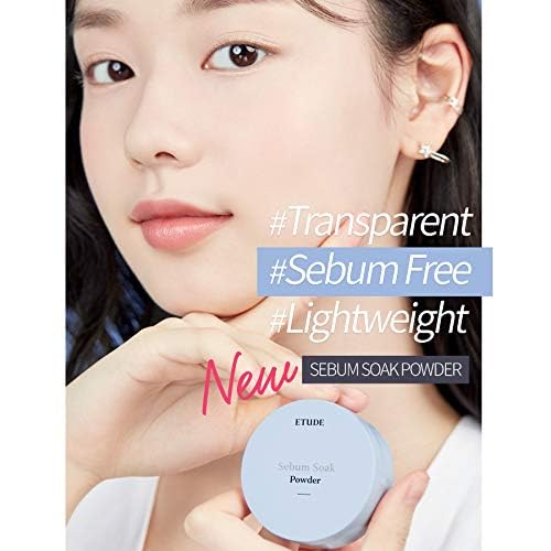 ETUDE Sebum Soak Powder 5g (23AD) | Makeup Powder for Oily Face with Sebum Control, Soft Skin Effect and Matte Finish | Flawless Long-Lasting Make up | Kbeauty-VivaGrace Women