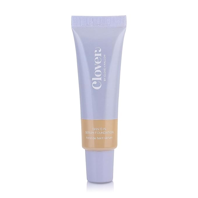 Clover Skin Is In Serum Foundation | Hydrating Face Serum, Lightweight Foundation, Cruelty-Free & Vegan | With Squalane And Sunflower Seed Wax | 30 ml - Shade 04 (Light)-VivaGrace Women