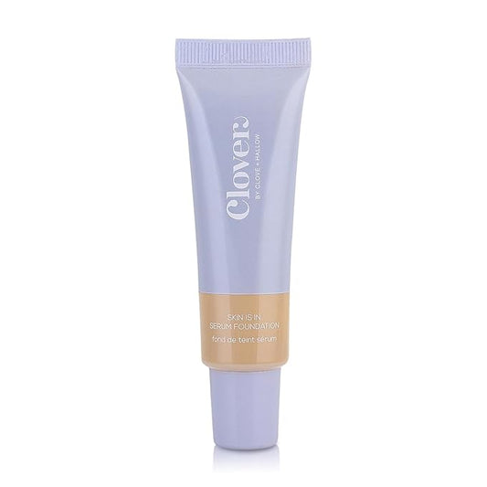 Clover Skin Is In Serum Foundation | Hydrating Face Serum, Lightweight Foundation, Cruelty-Free & Vegan | With Squalane And Sunflower Seed Wax | 30 ml - Shade 04 (Light)-VivaGrace Women