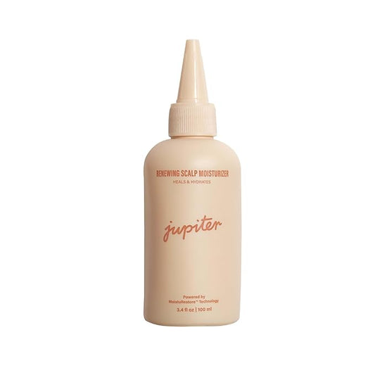 Jupiter Renewing Scalp Moisturizer, Hydrating Leave-On Treatment, for Dry, Itchy Scalp, Aloe Vera, & B Vitamins, Color-Safe, Vegan, Fragrance-Free, Paraben, Phthalate, & Sulfate-Free, 3.4 fl oz-VivaGrace Women
