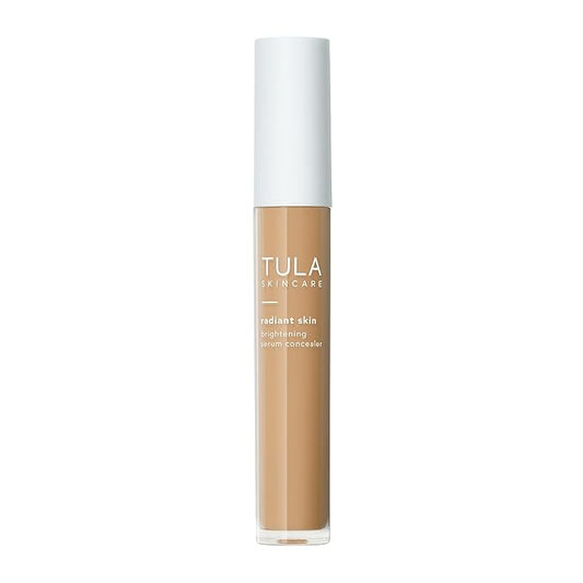 TULA Skin Care Radiant Skin Brightening Serum Concealer - Conceals Dark Circles & Discoloration, Longwearing & Crease-Resistant, Brightens the Appearance of Skin Over Time, Shade 130, 0.18 fl oz.-VivaGrace Women