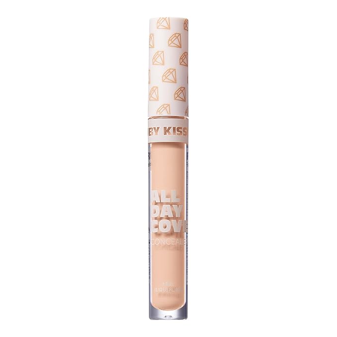 Ruby Kisses All Day Concealer Lightweight Full Coverage Multi-Use Concealer 0.13 Fl Oz (Fair Ivory)-VivaGrace Women