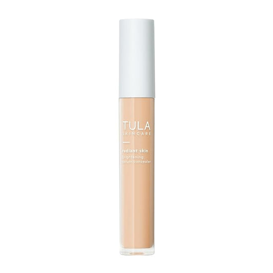TULA Skin Care Radiant Skin Brightening Serum Concealer - Conceals Dark Circles & Discoloration, Longwearing & Crease-Resistant, Brightens the Appearance of Skin Over Time, Shade 105, 0.18 fl oz.-VivaGrace Women