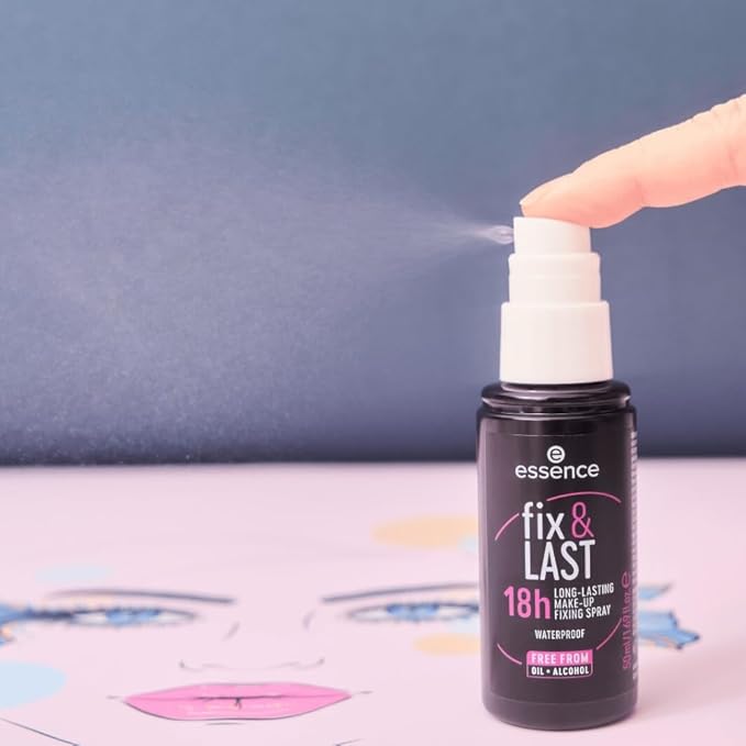 essence | Fix & Last 18H Long-Lasting Makeup Fixing Spray | All-Day Hold & Smudge Proof | Vegan & Cruelty Free-VivaGrace Women