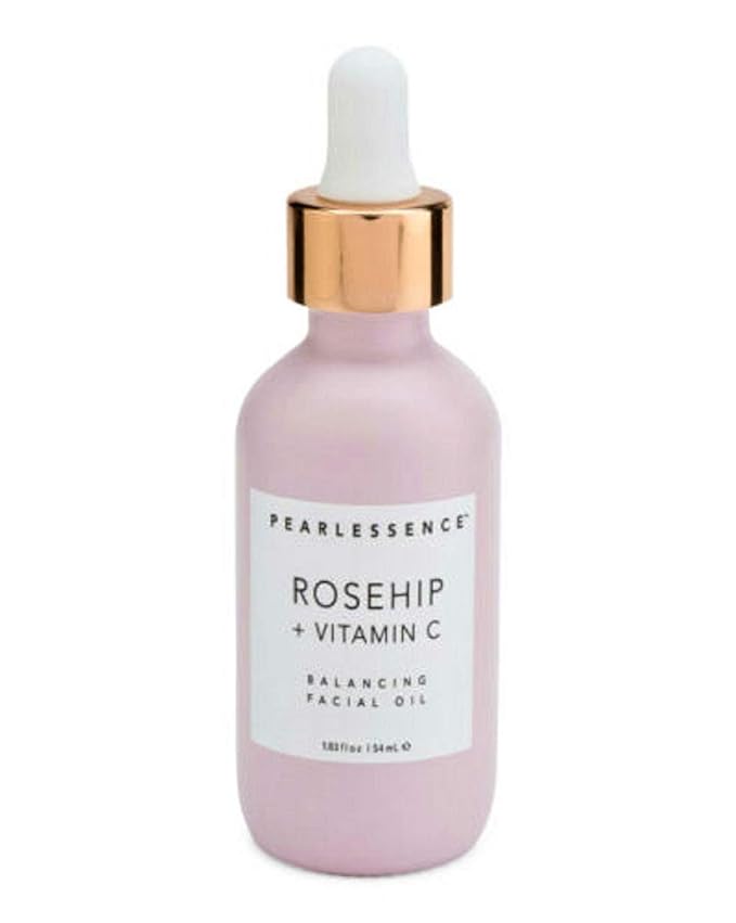 Pearlessence Rosehip Balancing Facial Oil + Rosehip Fruit Oil & Vitamin C | Daily Hydration to Help Balance & Revive Skin | Made in USA & Cruelty Free-VivaGrace Women