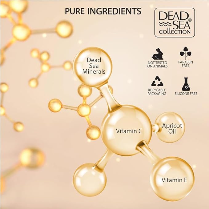 Dead Sea Collection Day and Night Cream Kit with Vitamin C - Anti-Wrinkle - Dead Sea Minerals - Nourishing, Moisturizer, Hydrating and Smoothing Face Cream (3.38 fl.oz)-VivaGrace Women