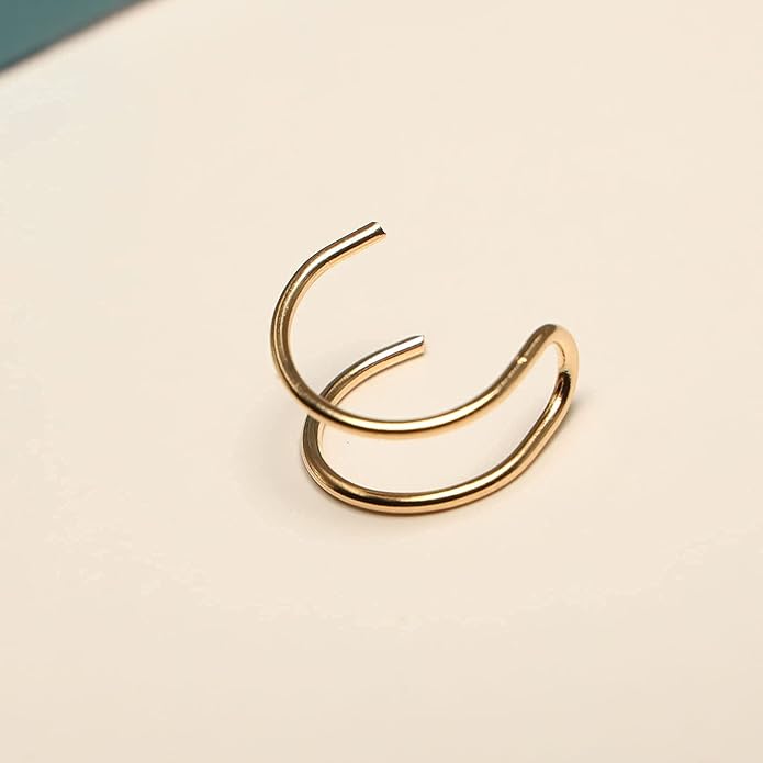 Cute Non-pierced Earrings Ear Cuff Ear Clip Minimalist Unilateral Earrings Cartilage Unique Ear Crawler Ear Climber Fashion Gold Ear Jewelry for Women-VivaGrace Women