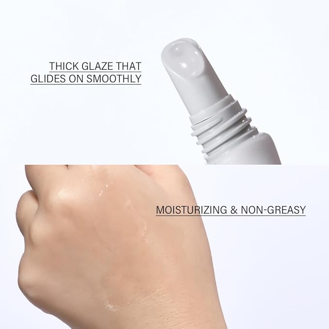 Peptide Lip Treatment Lip Care Gel - Moisturizing Lip Essence Absorption | Nourishing and Hydrating Dry Lips Butter, Organic Plant-Based Balm Lip Oil Essence Lip Gloss Lip Mask (03 Salted Carame)-VivaGrace Women