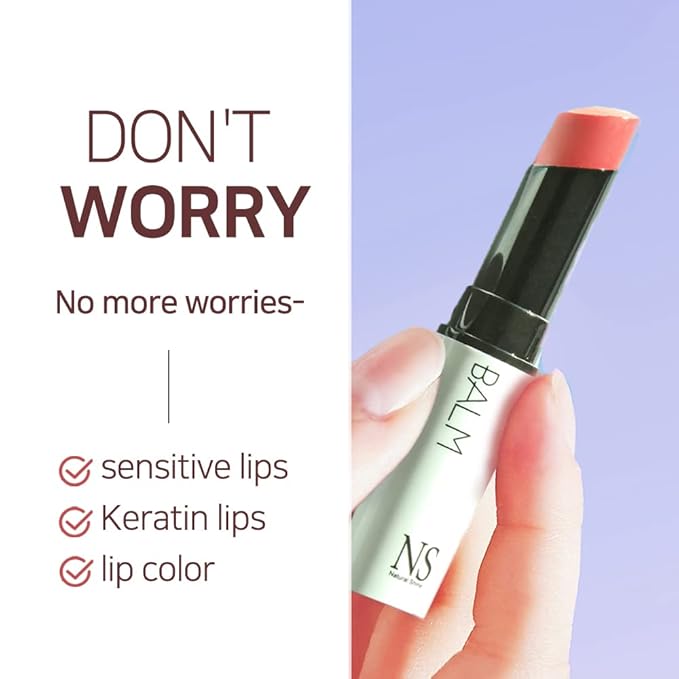 NATURAL SHINE NS BEAUTY Lux Triple Lip CURE Glossy Balm ATHENA (Red Orange) | Chapstick Hydration and Exfoliator | Overnight Lip Treatment Care Deep Nourishing for Dry Cracked Chapped Lips (0.17oz)-VivaGrace Women