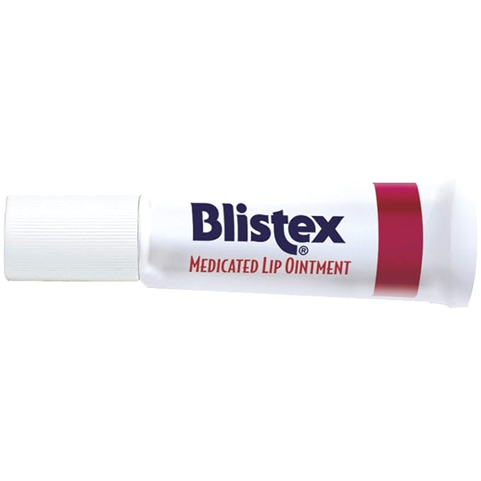 Blistex Medicated Lip Ointment, 0.21 Ounce Tube, Pack of 24 – Relieves Cold Sores & Helps Heal Dry Chapped Lips, Pain Relief from Lip Sores & Blisters, Healing Ointment-VivaGrace Women