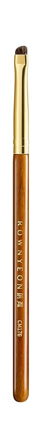 Desert Oak Series Soft-Angle Eyeshadow Brush - Curved Edge Pony Hair for Crease & Lash Lines, Bubinga Handle (CM 176)-VivaGrace Women
